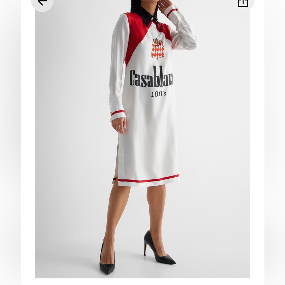 Casablanca 100’S Silk Midi Dress